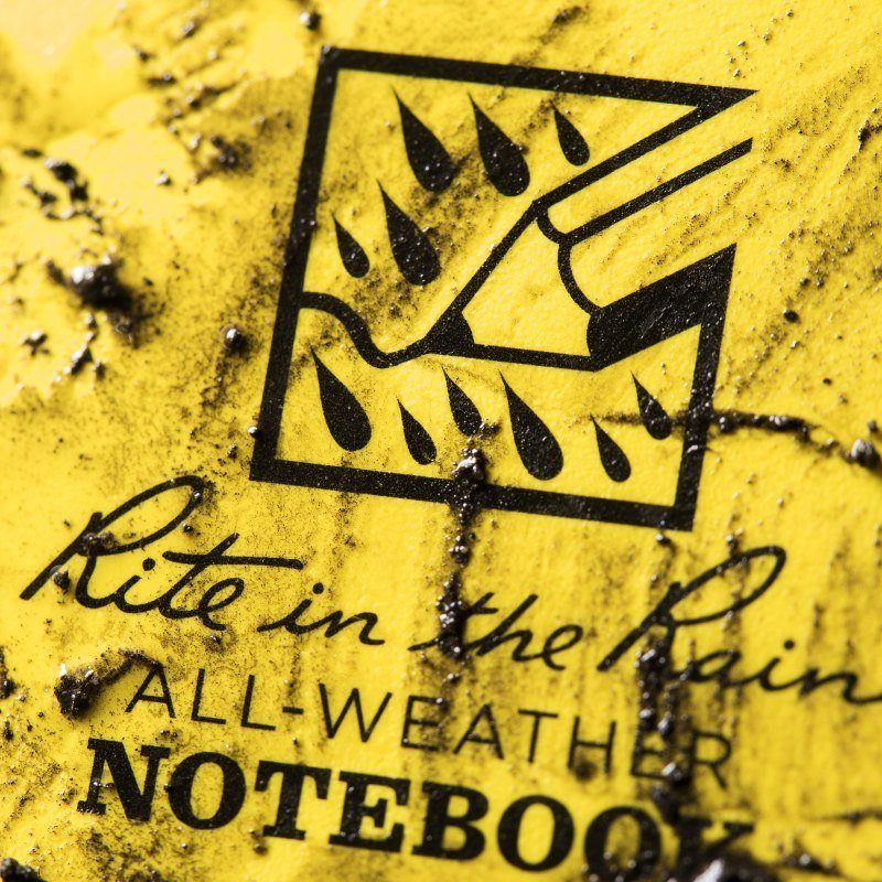 Rite in the Rain Waterproof All Weather Universal Mini-Notebook 371FX-M - Yellow (3 Pack)